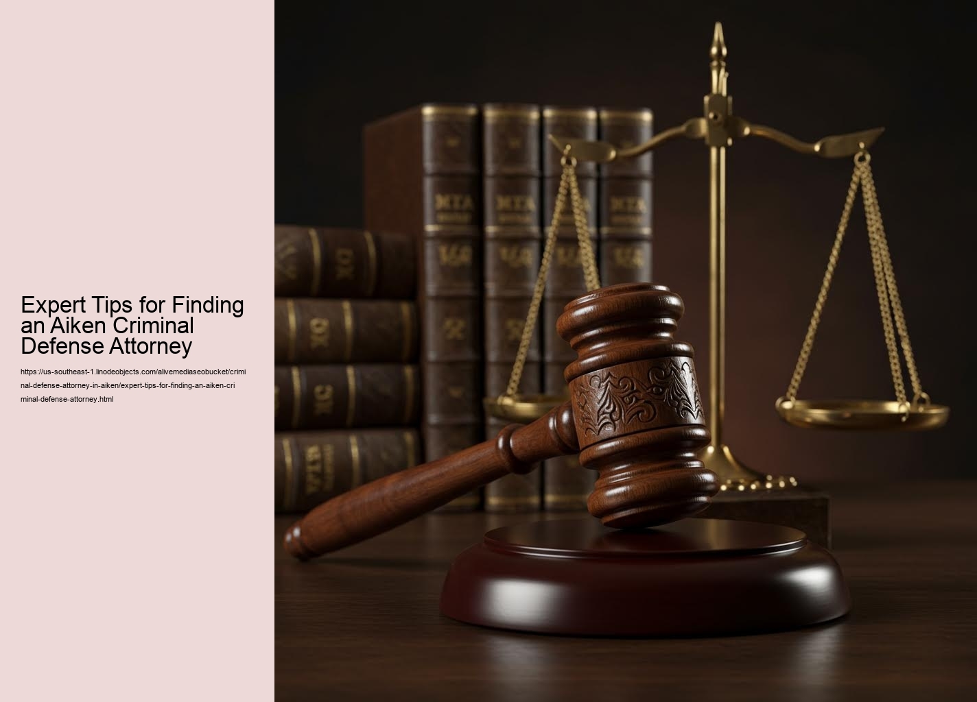 Expert Tips for Finding an Aiken Criminal Defense Attorney